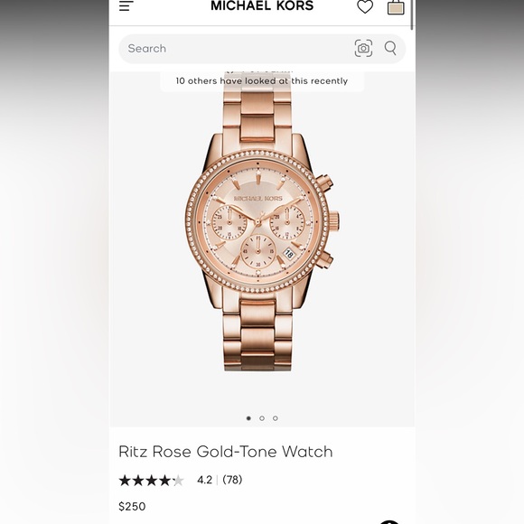 Michael Kors Ritz Chronograph Watch - Picture 3 of 9